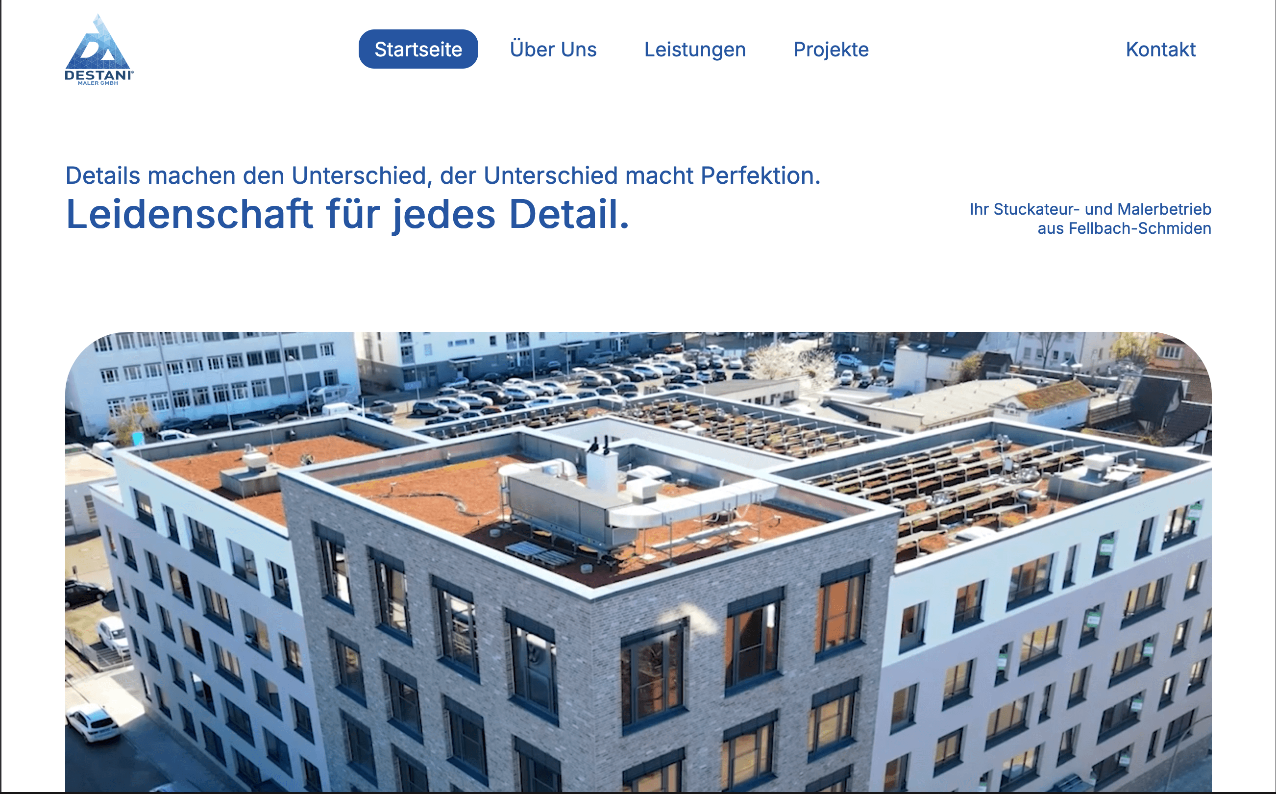 Marketing Website — UI Developer project screenshot